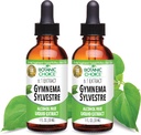 Botanische Wahl: Gymnema Sylvestre Liquid Extract - Alkohol & Glutenfrei, Non-GMO, 1oz 2 Pack