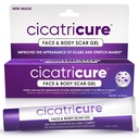Cicatricure Advanced Scar Gel pour le visage et le corps - Résultats prouvés en 2 semaines, traitement de la cicatrice pour les cicatrices chirurgicales, marques stretch, cicatrices de brûlures et de blessures, traitement de la cicatrice d'acné, 1 oz (28 g)