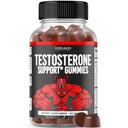 Testosteron Gummi für Männer (60 Zähler) Testosteron-Ergänzung für Männer - Premium-Test-Booster - Unterstützung Stärke, Stamina, Drive & Performance - Third Party getestet, Non-GMO, Vegan Safe & Made in USA