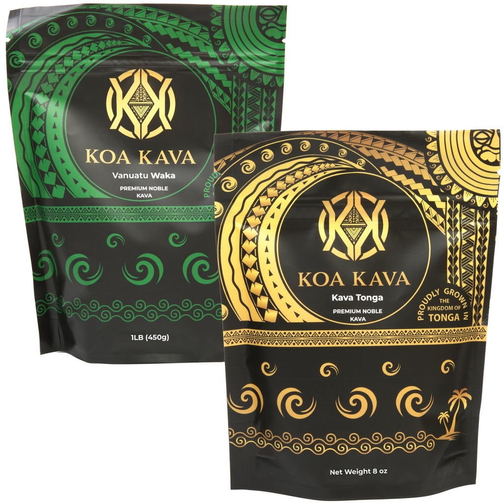 1 lb Vanuatu plus 8 oz Tongan Kava Bundle