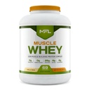 MFL Muscle Whey Protein 5 lbs l 26g of Protein l 8g BCAAs l 6g Glutamine l Low Carbs l 69 Servings (Vanilla Bean)