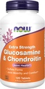 NOW Foods Supplements, Glucosamine & Chondroitin Extra Strength, Sulfate Forms, 120 Tablets