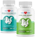 Milchdistel & Probiotika für Hunde - Leberunterstützung, Bowel-Funktion, Verdauungsunterstützung für Gas, Durchfall, Bad Dog Breath & Constipation