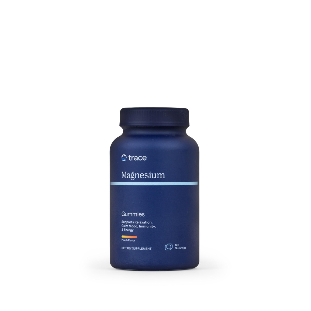Trace Minerals Magnesium 84mg - Kaubare Magnesium-Ergänzung für Knochen & Herz-Gesundheitsunterstützung - Immunsystem-Unterstützung - Aids Relaxation & Gesunder Schlaf - Tangerine, 120 Gummi (120 Servietten)