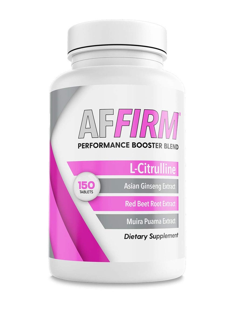 AFFIRM Nitric Oxide Booster für Frauen Nahrungsergänzung 750mg 150 Tabletten (75 Tage Versorgung) | Verbessert die Blutzirkulation | Erstellt von Dr. Judson Brandeis