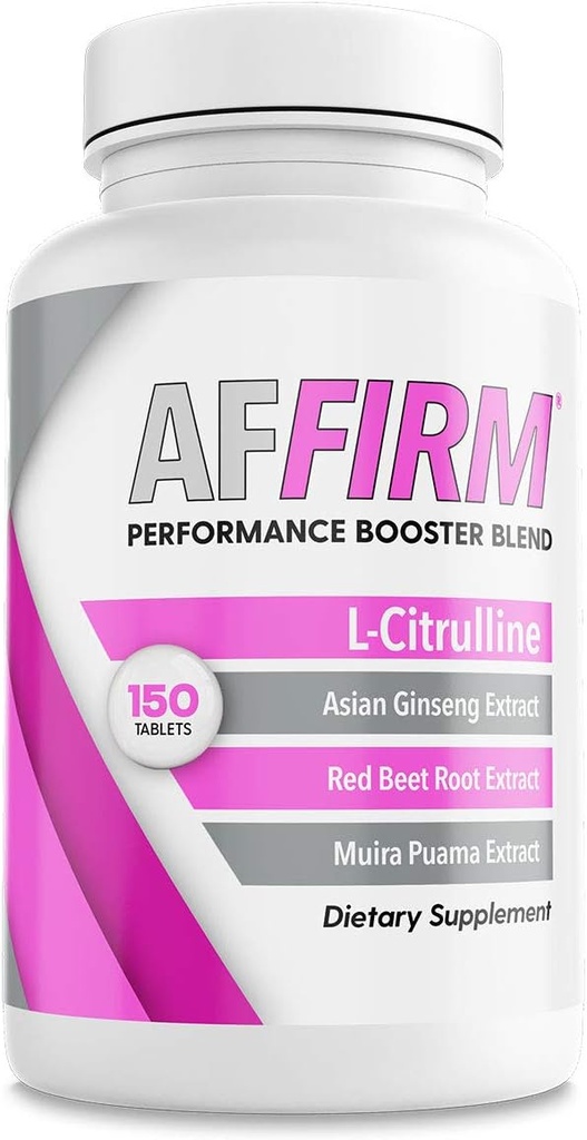 AFFIRM Nitric Oxide Booster für Frauen Nahrungsergänzung 750mg 150 Tabletten (75 Tage Versorgung) | Verbessert die Blutzirkulation | Erstellt von Dr. Judson Brandeis