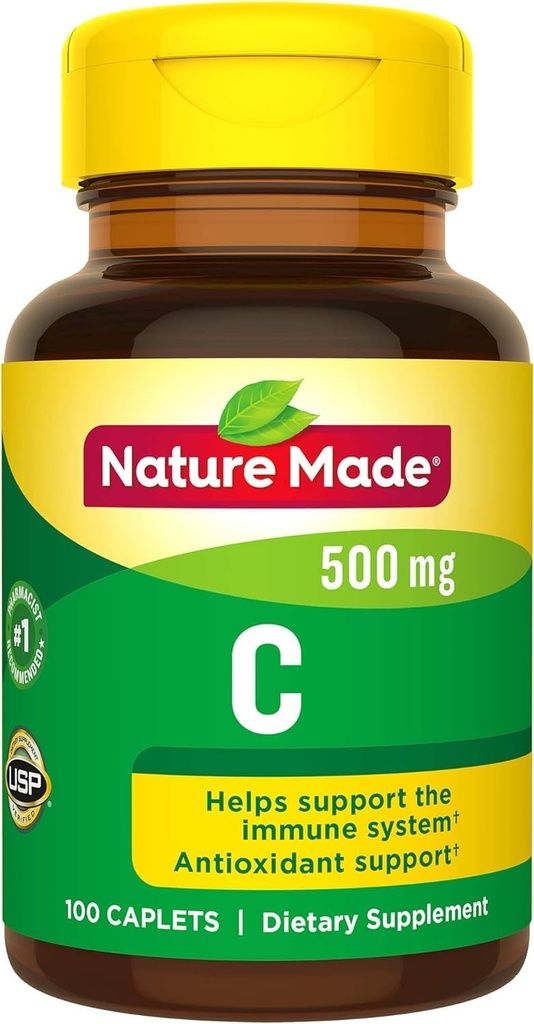 Natur gemacht Vitamin C 500 mg Kapseln 100 Ct