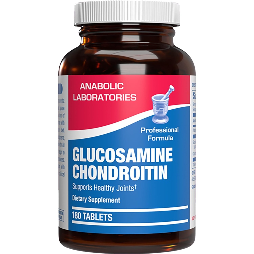 Fortgeschrittene Glucosamine und Chondroitin für Erwachsene - Klinische Formel Natürlich abgeleitete Knochen Gelenk Tendon und Ligament Ergänzung mit hoher Festigkeit Glucosamin Complex - bis zu 180 Tage Versorgung