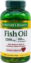 Nature's Bounty Fish Oil, unterstützt Herzgesundheit, 1200 Mg, Rapid Release Softgels, 200 Ct