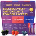 Keto Vitals Berry Electrolytes Powder Packets No Sugar.