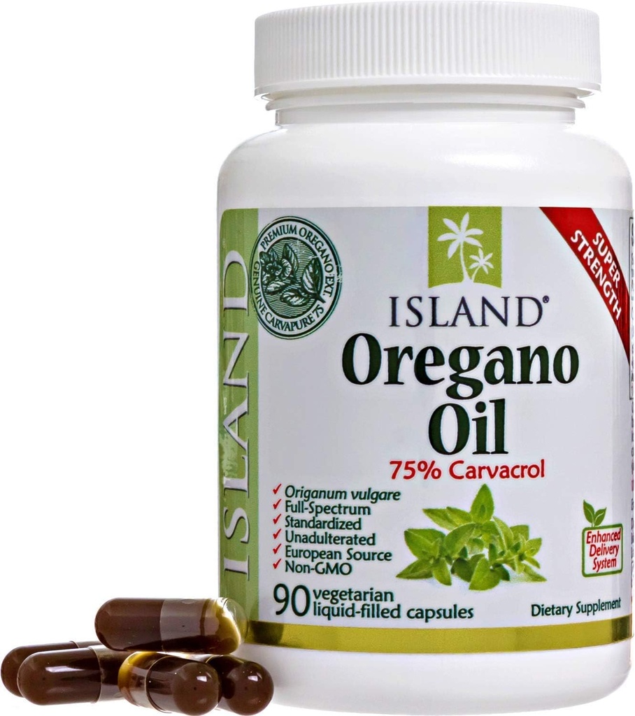 Oregano Öl Kapseln, Bio Zutaten - Super-Strength, in Spanien geröstet, 90-ct Liquid-Filled - Organisches Öl von Oregano Kapseln mit verbesserter Lieferung