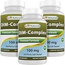 Best Naturals DIM Complex 100 mg 120 Kapseln (120 Count (Pack von 3))