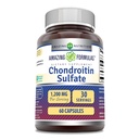 Erstaunliche Formeln Chondroitin Sulfat 1200 mg pro Servierergänzung | Kapseln | Non-GMO | Gluten Free | Made in USA (1 Pack, 60 Count)