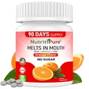 Chewable Iron Supplement für Damen/Men(Carbonyl Iron 18 mg mit Vitamin C 30 mg) Tablet in Orange Flavor 90 Count (1)