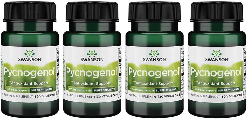 Swanson Ultra Pycnogenol - Super Strength 150 mg 30 Veg Caps 4 Pack