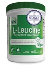 Gesundheit Thru Ernährung reines L-Leukin-Pulver 300g | Zertifiziertes Vegan | Fermented | Non-GMO | Essential BCAA | 3rd Party Getestet | 5 Gramm pro Servieren | (60 Servietten)