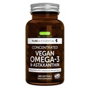 Igennus Vegan Omega-3 natürliches Triglycerid Algenöl, DHA & EPA-Fettsäure-Ergänzung, 180 kleine Softgele mit Astaxanthin, Easy-to-Swallow, Pure & Sustainable, 90 Portionen
