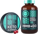 WILD FUEL HMB mit Vitamin D3 und Keto MCT Öl Gummis Energy Chews Power and Recovery Bundle
