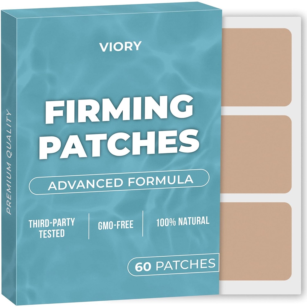 B12 Firming Patches (Pack mit 60) - 100% Natural Patch für Damen und Herren - Energie, Fokus &amp; Body Support - Erweiterte Formel