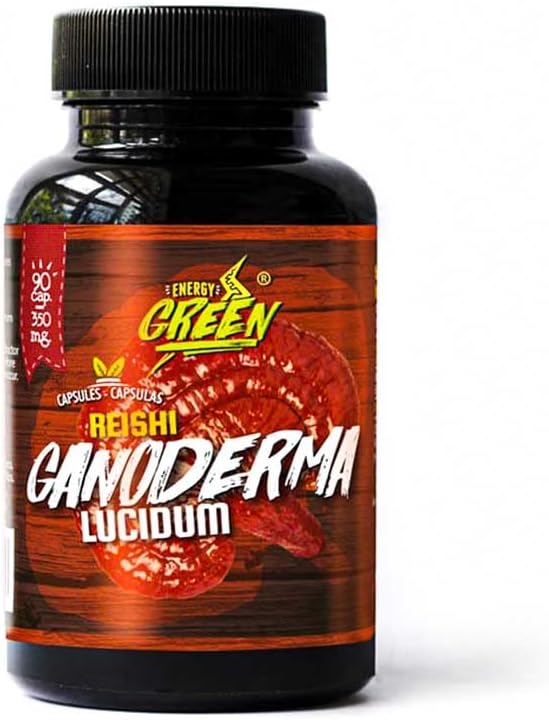 ANDES HEALTHY · NACHHALTIGE · FAIR Reishi Ganaderma - Ganoderma Lucidum 120 Pillen*350mg - Vegan Pillen - Non GMO - Glutenfrei