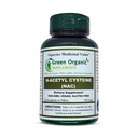 Green Organic Supplements' N-Acetyl Cystein (NAC), 90 VCaps, High Absorbable, Non-GMO, Gluten-Free | Balance Immunsystem und unterstützt Gesundheit (Pack von 1)