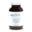 MétaCalme d'entretien métabolique - supplément GABA L-Theanine pour le repos, le sommeil et le stress, vitamine B6, folate actif, Magnésium et complexe 5-HTP pour adultes, hommes et femmes - 90 capsules