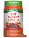Nature's Truth Vitamin B Complex Gummies | 48 Count | mit B-Vitamins, L-Carnitin & Ashwagandha | Vegan, Non-GMO & Gluten Kostenlose Ergänzung