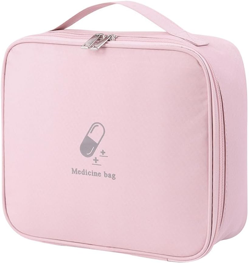 COHEALI Organisateur Sacs vides Sacs de médecine de voyage Sacs d'organisateur Sac portable pour voiture Maison Bureau de camping Randonnée Médicament extérieur Organisateur