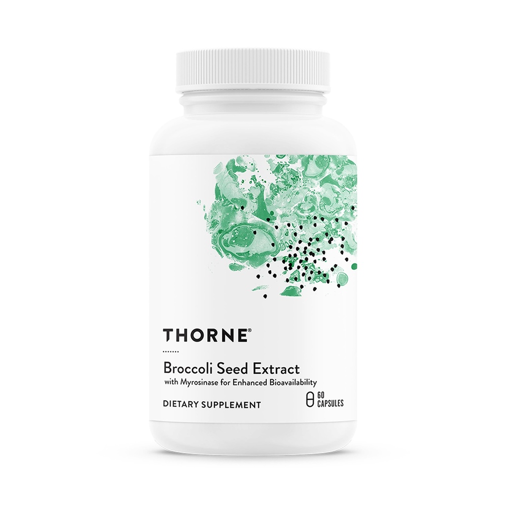 THORNE - Extrait de graines de brocoli (anciennement Crucera-SGS) pour le soutien antioxydant* - Sulforaphane Glucosinolate (SGS) - 60 capsules
