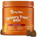 Zesty Paws Cranberry Urinary Tract Bites for Cats - Rein & Urinary Tract Health - Chews doux avec D-Mannose, Vitamine B6 & L-Arginine - Immune & Gut Support - Bacon - 60 Compte