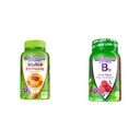 Vitafusion Multi+ Immune Support* Vitamines gommy adultes avec vitamine C, Zinc B12 Vitamines gommy, Arôme des framboises, 60ct