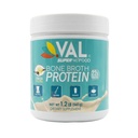 VAL Bone Broth Protein Powder – 22g Protein, 12g Collagen, MCT & Pea Protein – Gut, Skin & Joint Support – Paleo Friendly, Glutenfrei – Chicken Flavor, 16 Portionen