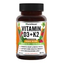 FarmHaven Vitamin D3 K2 Kapseln - 5000 IU D3 und 100 mcg K2 - Cholecalciferol MK7 mit Veggie Fruchtmischung - Vitamin D K2 Nahrungsergänzung für Immunsystem und Herzgesundheit - Vegetarisch, Non-GMO, 90 Kapseln