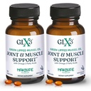 GLX3 Capsules d'huile de moules à lèvres vertes pour le soutien des articulations et des muscles