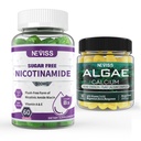 NEVISS Nicotinamid 500mg Gummi + Marine Algen Calcium Gummis Bundle