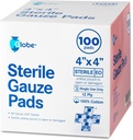 Pâtes à gaze stérile avancées de 4 x 4" Globe pour habillage de plaies