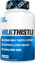 Evlution EVL Silymarin Milk Thistle Capsules - Ergänzung für Optimal Liver Cleanse Detox & Repair - Herbal Liver Support Supplement mit Pure Milk Thistle Extract - 60 Non-GMO Veggie Capsules