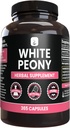 PURE ORIGINAL INGREDIENTS Weiße Peony (365 Kapseln) Kein Magnesium oder Reisfüller, Immer rein, Lab Verifiziert