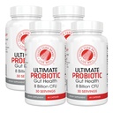 Silver Fern Brand Ultimate Probiotic 4-Pack – Probiotiques pour les femmes et les hommes – Supplément de santé pour les gourdes formant des spores de 8 milliards CFU – ADN vérifié, probiotique, plateau-stable, haute survie – 240 capsules