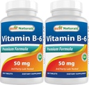 Best Naturals Vitamin B6 50 mg 250 Tabletten (250 Zähler (Pack von 2))