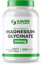 Magnesium Glycinate 500mg – Hohe Absorption, Chelat Magnesiumergänzung für Muskel-, Schlaf-, Herz- und Nervenunterstützung – Non-GMO & Glutenfrei – 240 Kapseln