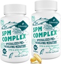 Supplément Zdoroviye SPM - Complexe de précurseurs pro-résolution spécialisés pour la réponse immunitaire équilibrée, cerveau, tissus et cellules - 120 Softgels (2 bouteilles)