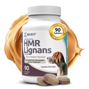 K9 Select HMR Lignans for Dogs - Enhancer for Overall Wellness, Immununterstützung für Hunde - Norwegen Spruce Extract ganzheitliche Hundegesundheit - Digestion, & Coat Care - Peanut Butter, 20mg, 90 Tabletten