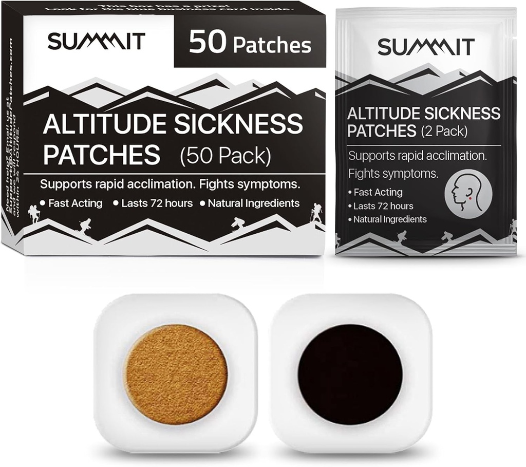 Sommet Altitude Maladie Patches de prévention Supporte l'accélération rapide haute altitude, stimule l'apport d'oxygène, combat les symptômes de maladie haute altitude