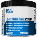 L-Citrulline2000 Poudre de pré-traitement à l'oxyde nitrique - Poudre de citrulline à haute résistance L pour renforcer la force musculaire et les pompes intenses - Booster d'oxyde nitrique à base végétale - Non aromatisé