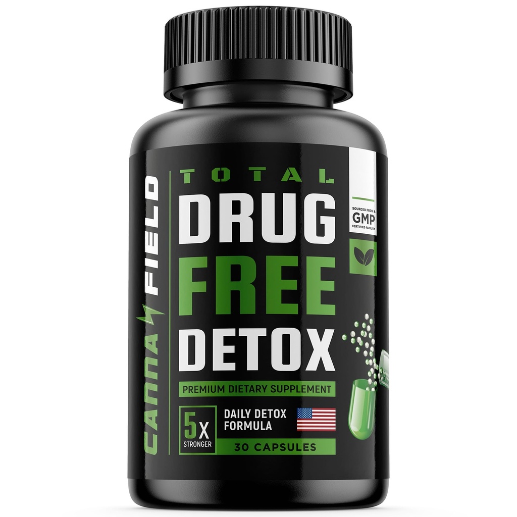 Detox and Liver Cleanse - USA Made - 5-Days Natural Toxins Remove – Best Pills to Pass Test - Premium Detox Supplement - 30 Kapseln
