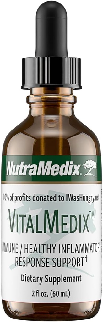 NutraMedix VitalMedix - Cat's Claw & Moringa Pflanzenextrakt - Tägliche Energieergänzung für Immungesundheit & Gesamt Vitalität - Reich an Vitaminen & Mineralien (2oz)