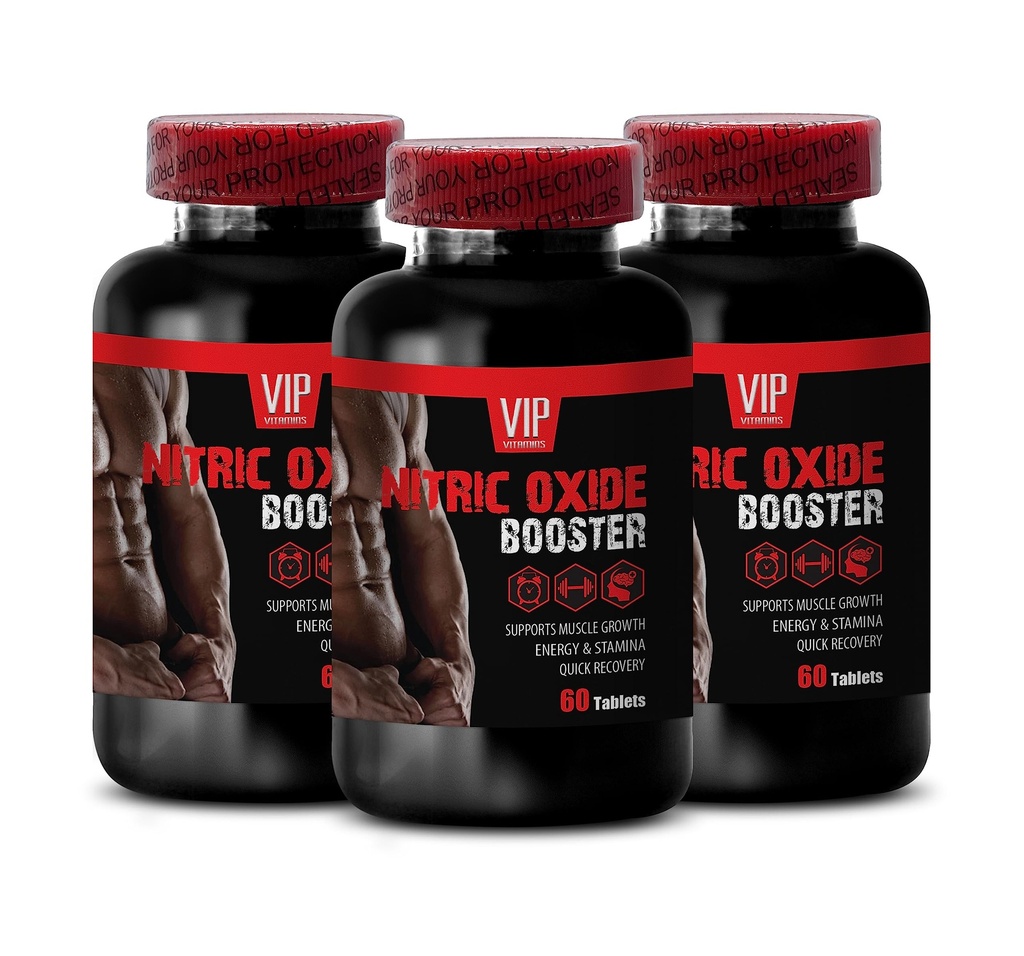 AAKG nitric oxide focus support - NITRIC OXIDE UNIQUE COMPLEX - GKG nitric oxide for metabolic endurance, AKIC nitric oxide and recovery, nitric oxide pre workout performance 3 Bottles 180 Tablets