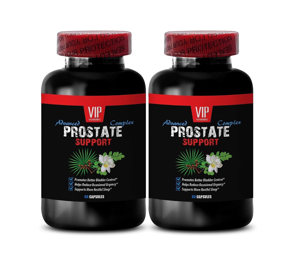 Saw Palmetto for Prostate Health - Prostate Support - Pygeum and Prostate Wellness, Red Raspberry for Support, Graviola for Cellular Protection, Green Tea for Prostate Wellness 2 Bottles 120 Capsules
