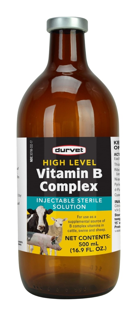 Dauer 063404 hochgradig Vitamin B Complex Yellow.500 Ml